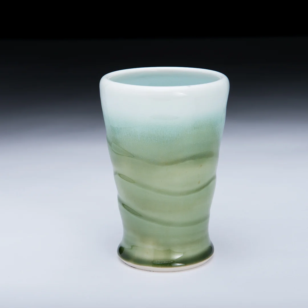 Porcelain Oribe Cup $12