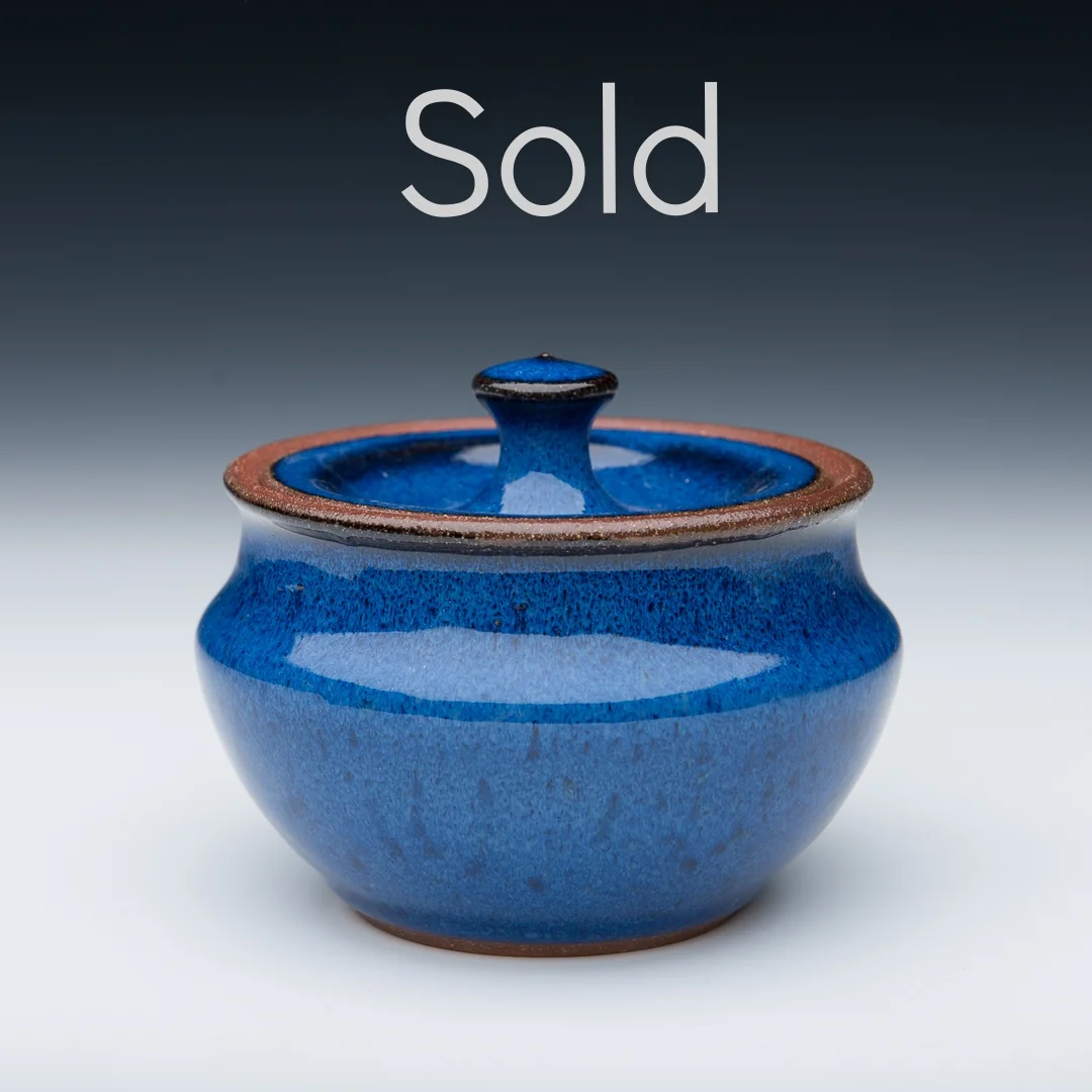 Midnight Blue Lidded Jar (Sold)