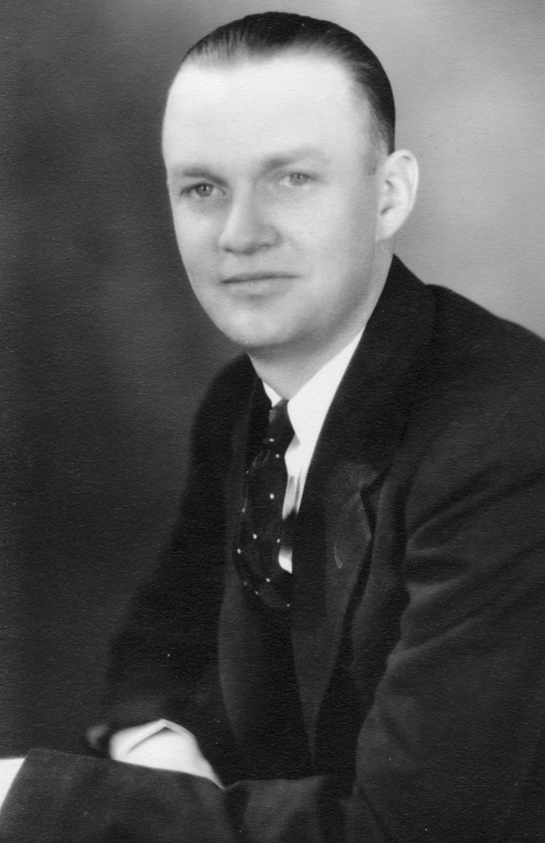 Filmmaker, Goodwin Thomas Thompson, approx. 1936 (image courtesy of Philip Thompson)