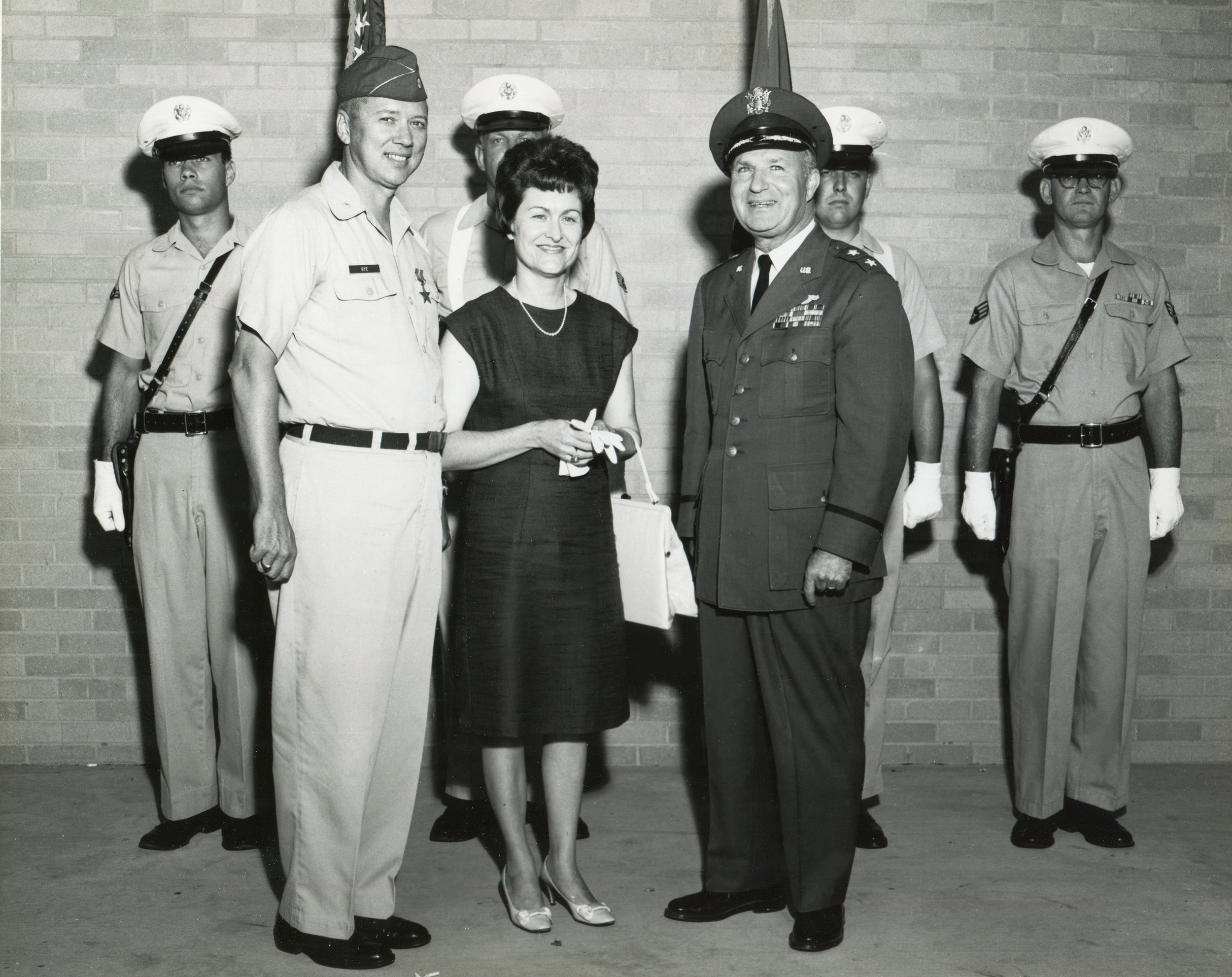 Don and Glenna Bye at Vance Air Force Base in Enid, Oklahoma