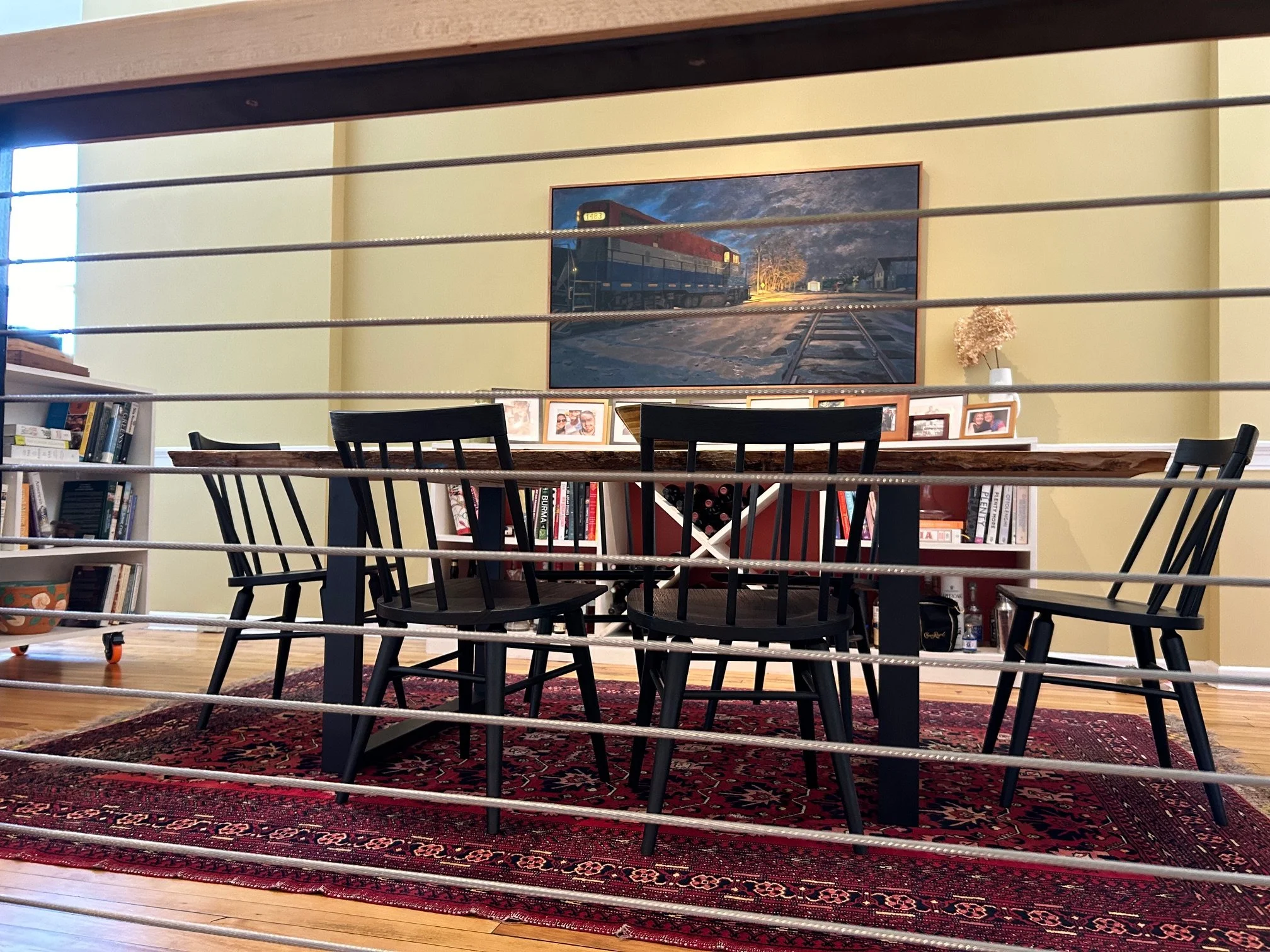 In a collector's home