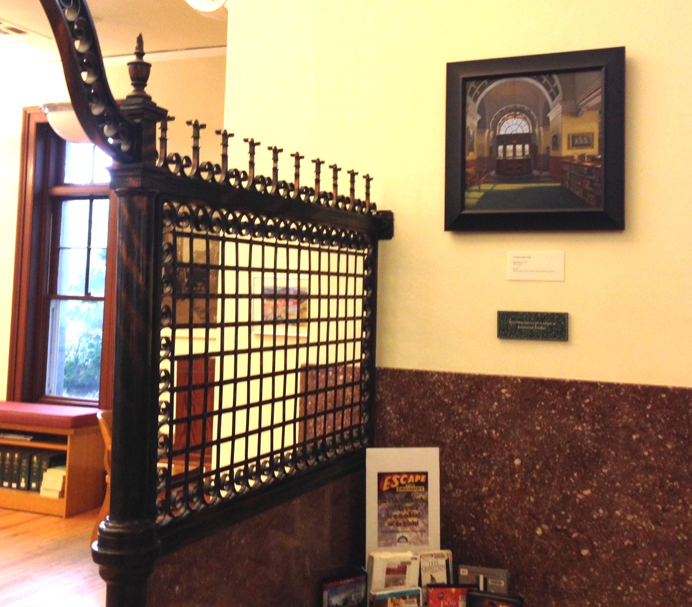 Installation View at the Rockland Public Library, Maine