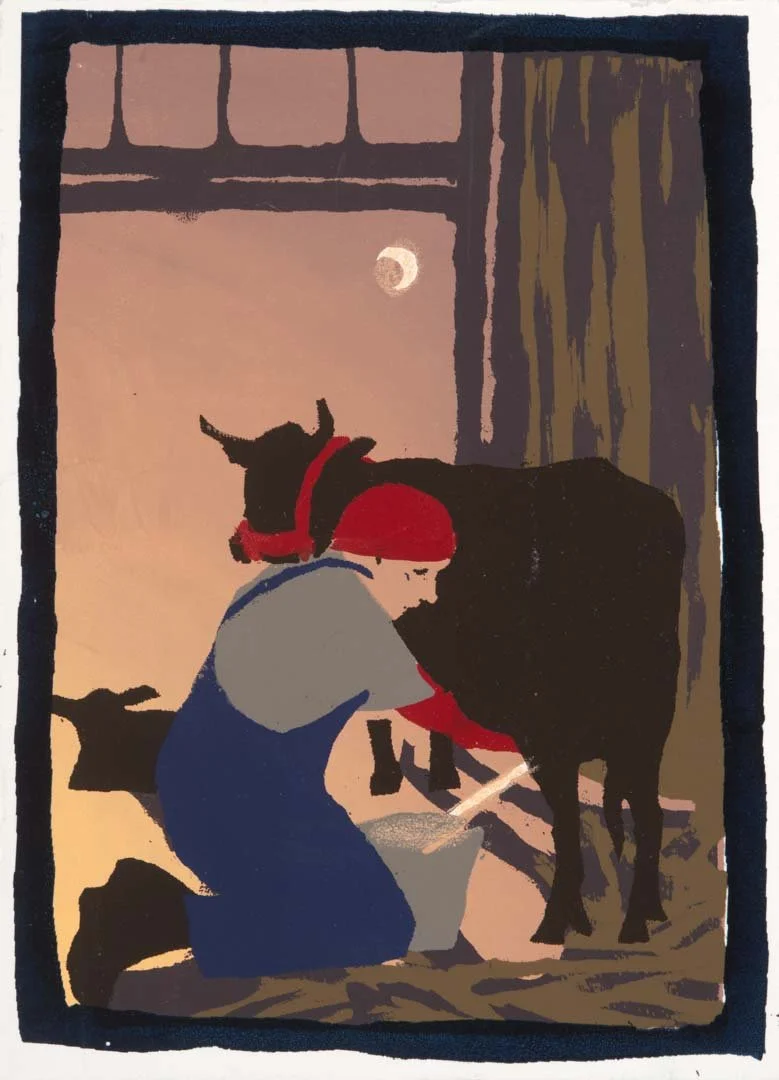 Silkscreen Season on a Maine Farm