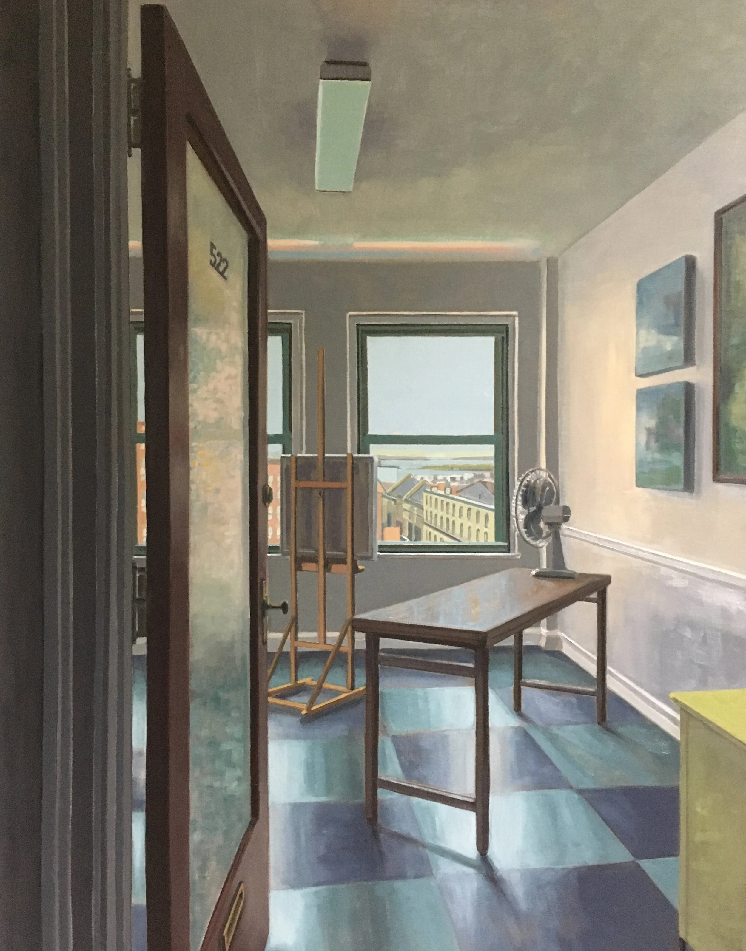 Alison's paintings in Manhattan!