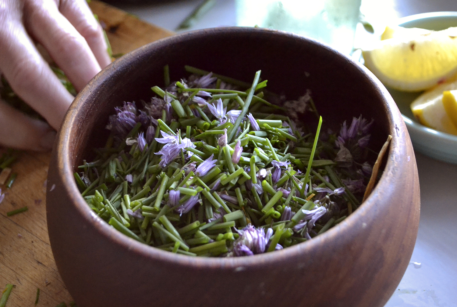 Chives and Blossoms