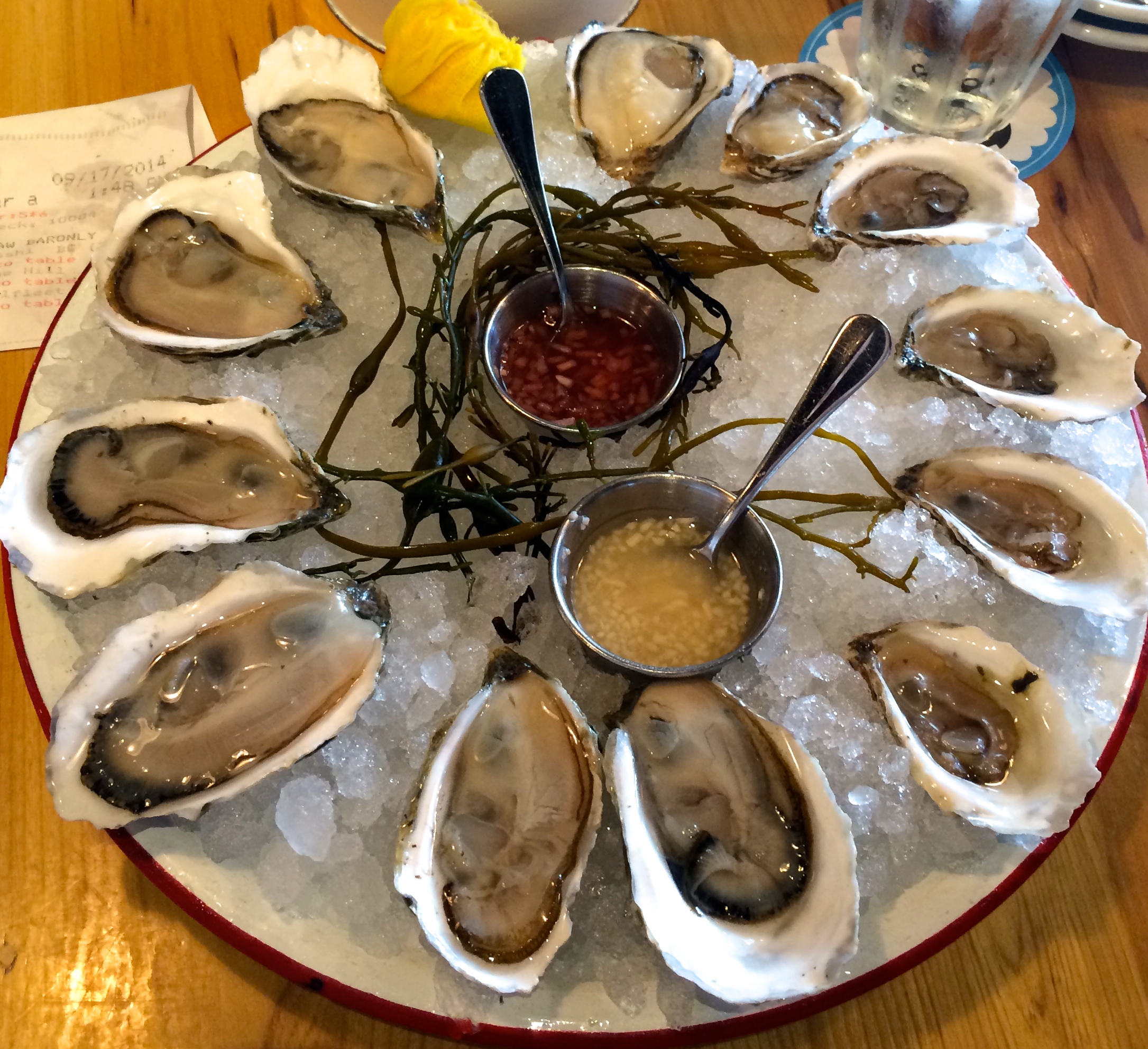 Oysters at Connie & Ted's, West Hollywood