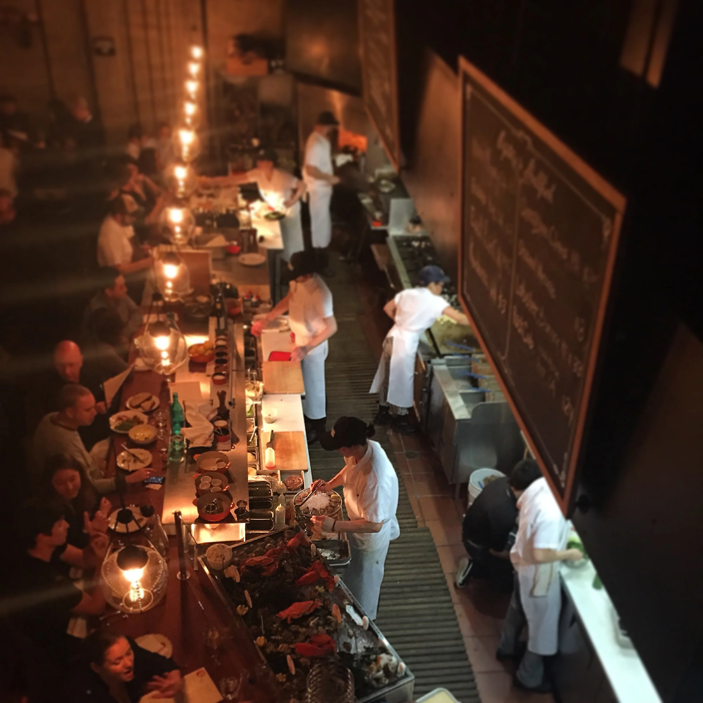 Try to snag seats at Cockscomb's kitchen counter