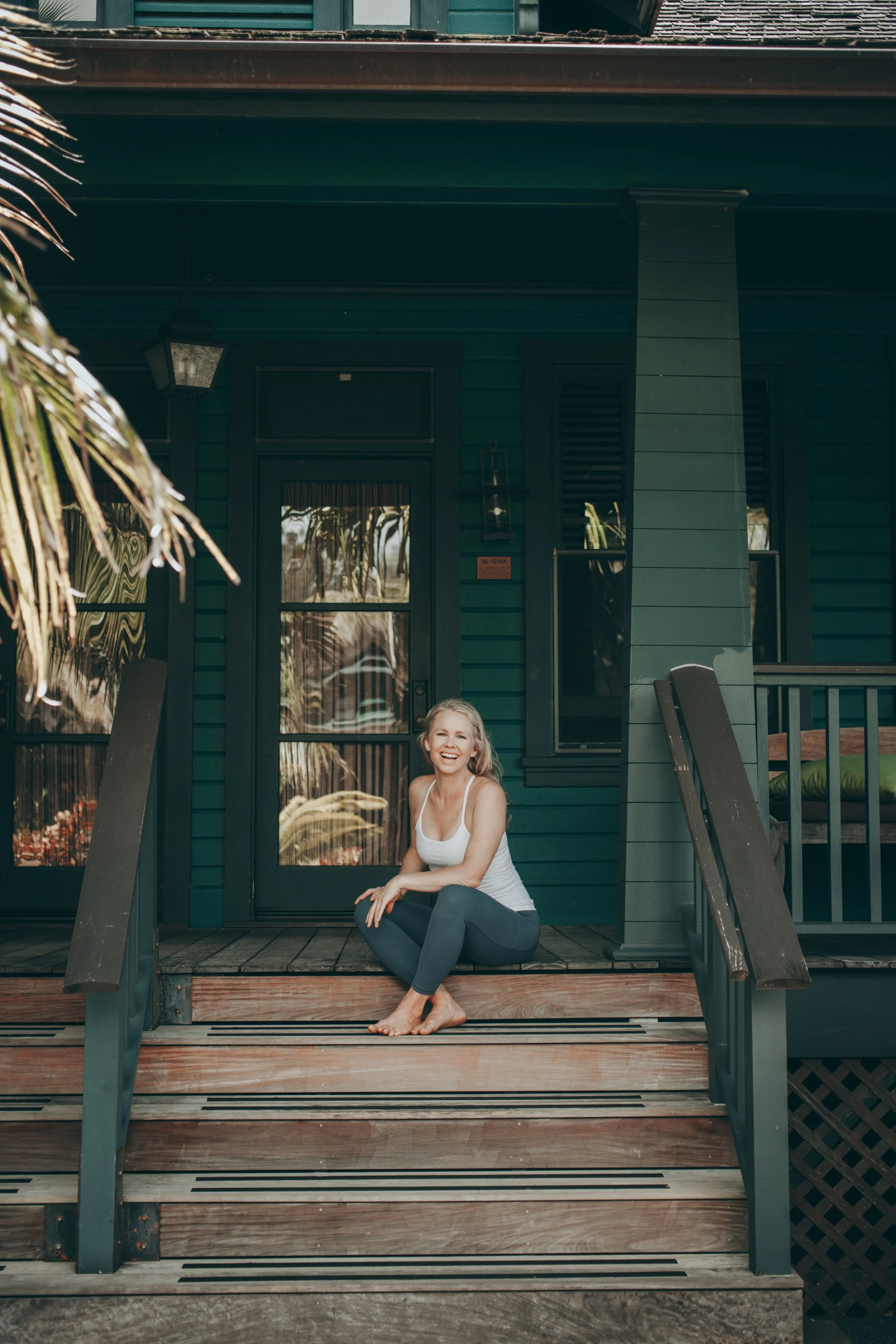 SMILING ON STAIRS GREEN.jpg