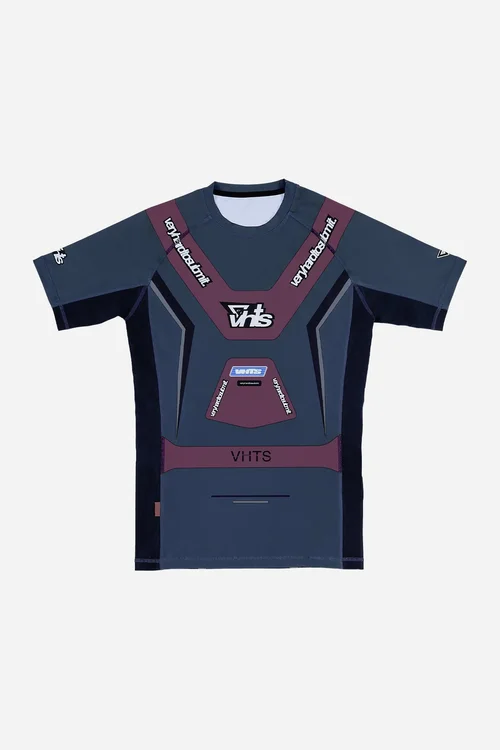 "Racer" Short Sleeves Rash Guard Muted