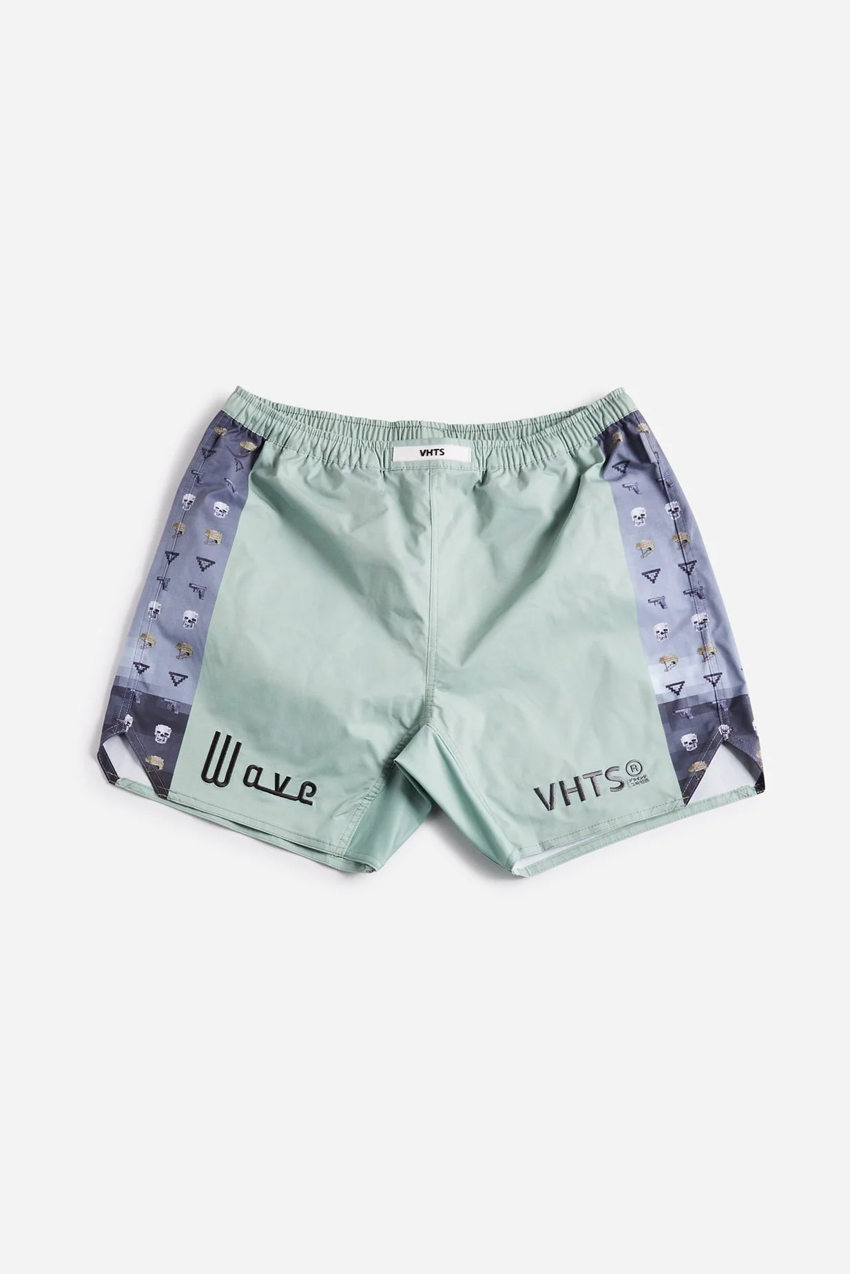 Adam Lister X VHTS collaboration Combat shorts "WAVE"