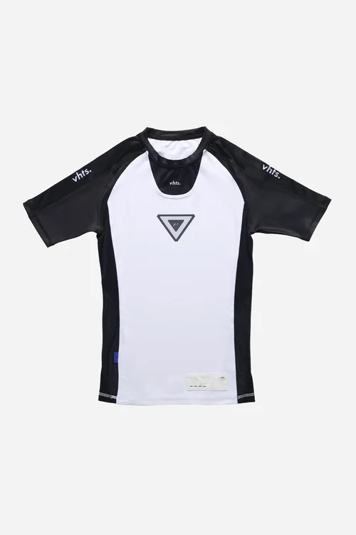 Spring/ Summer 2026 Ranked Rash Guard - MESH - WHITE