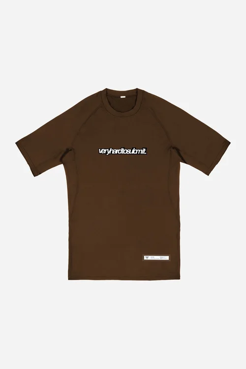 Zero - G Ranked Rash Guard BROWN