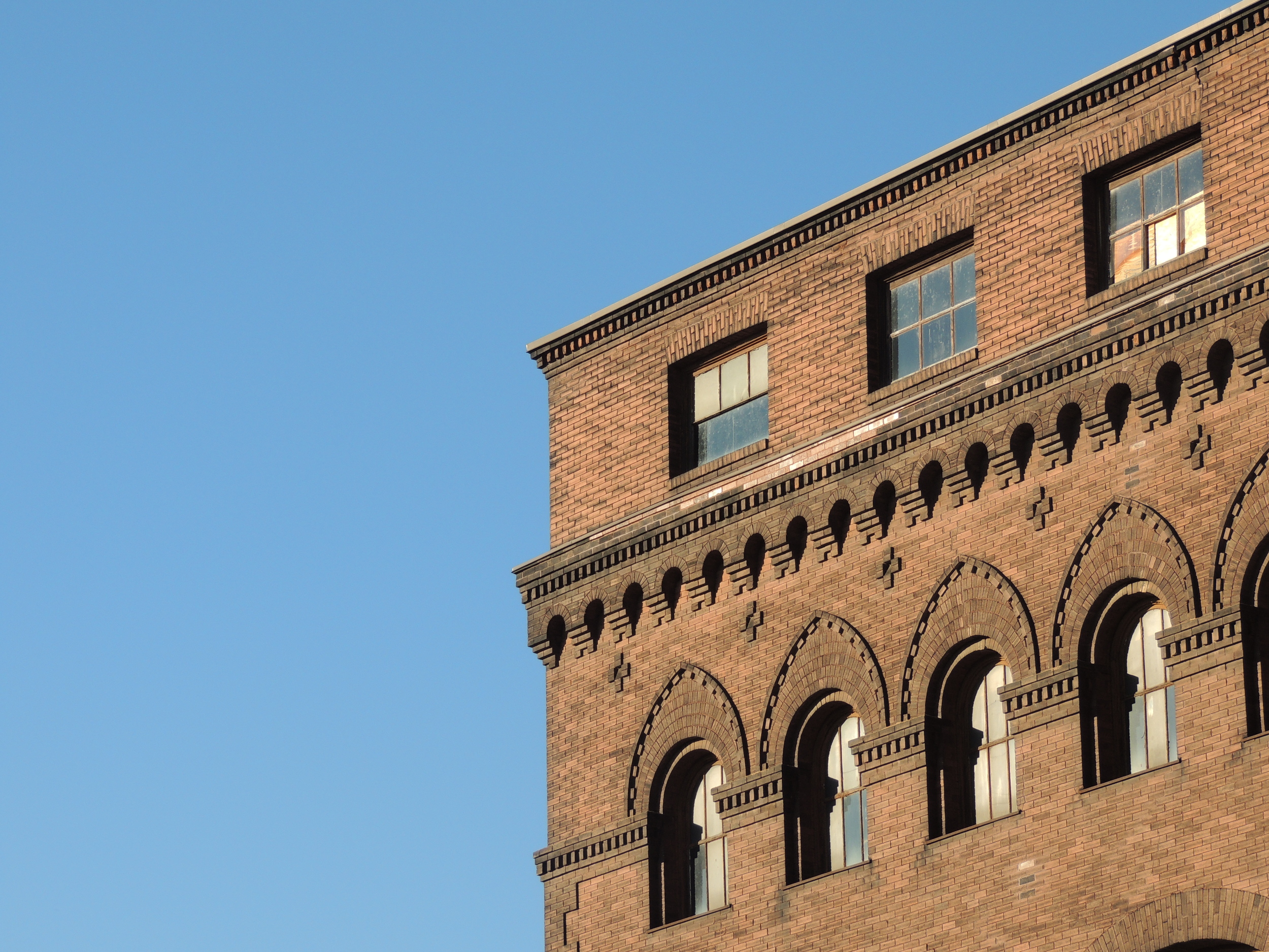 Above: Rich detail on the exterior structure.