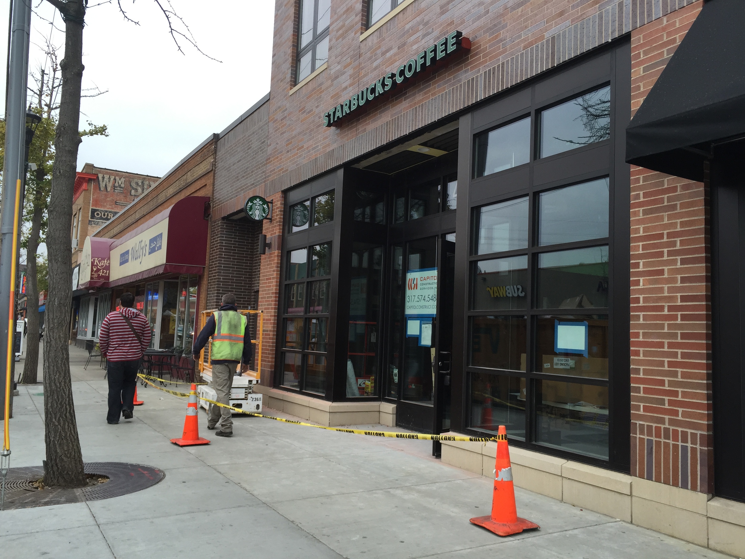 Above: Starbucks newest location in Dinkytown near the University of Minnesota campus.