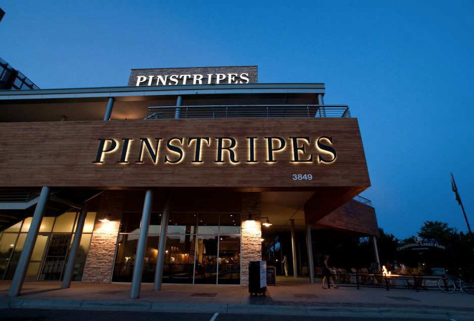 Above: Pinstripes location in Edina (Pinstripes)