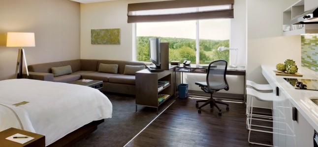 Above: Elements by Westin standard suite (Elements by Westin)