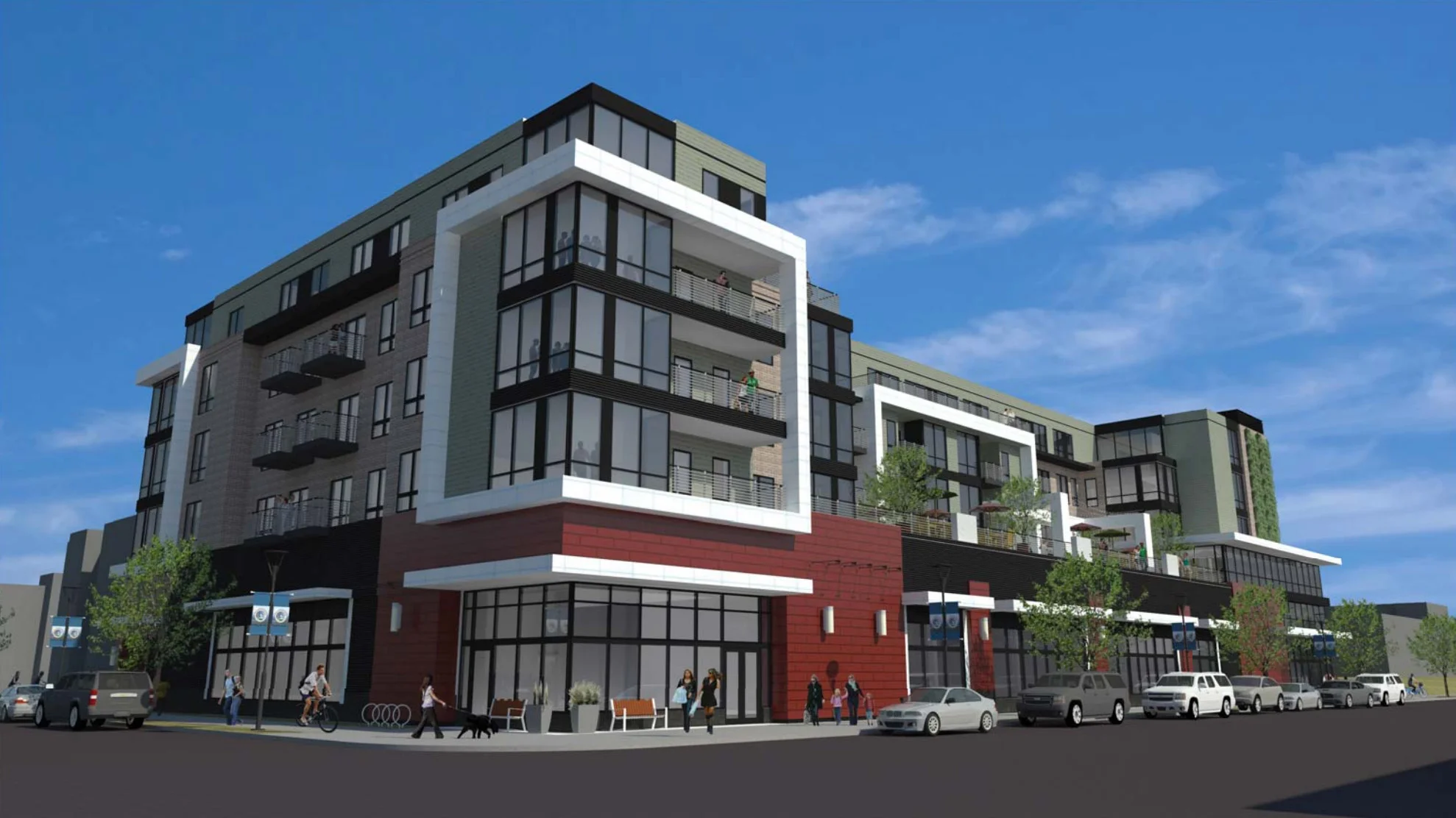 Rendering from the corner of 26th St and Lyndale Ave S | Minneapolis Planning Commission