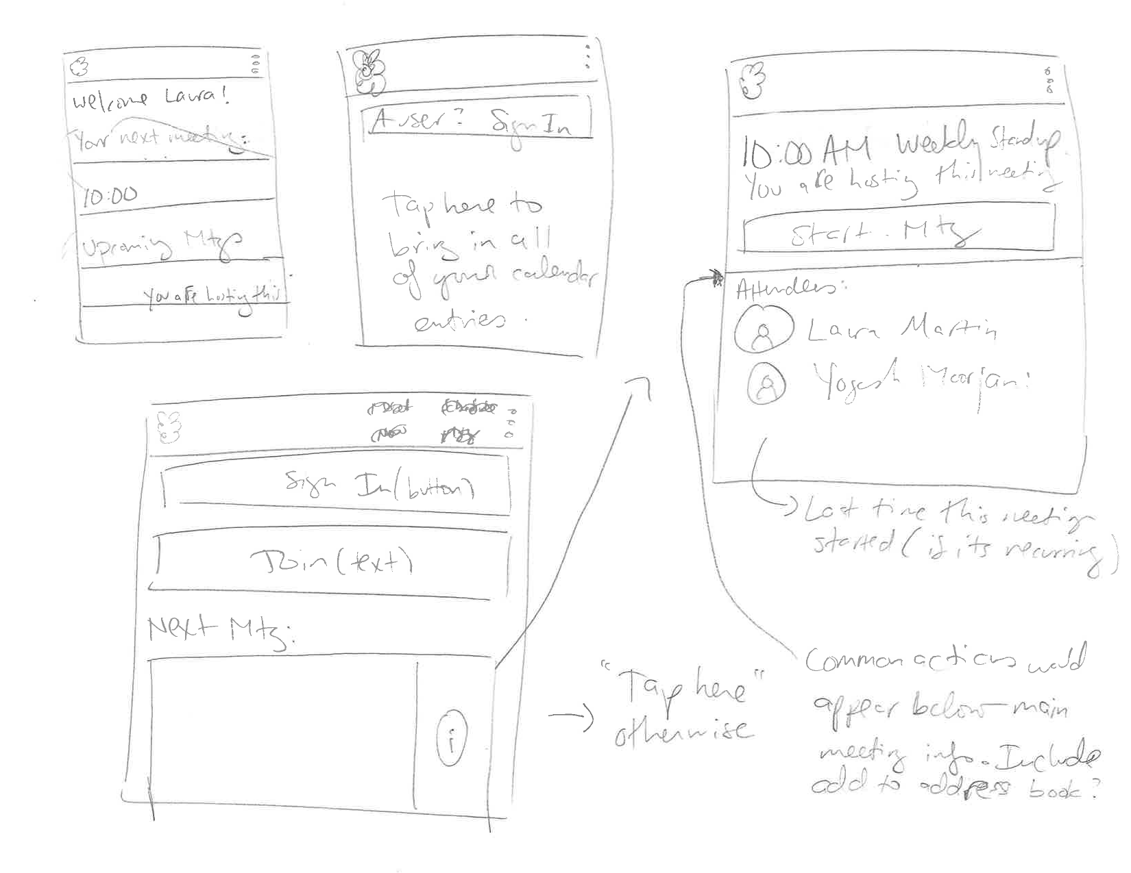 GoToMeeting Android Sketches