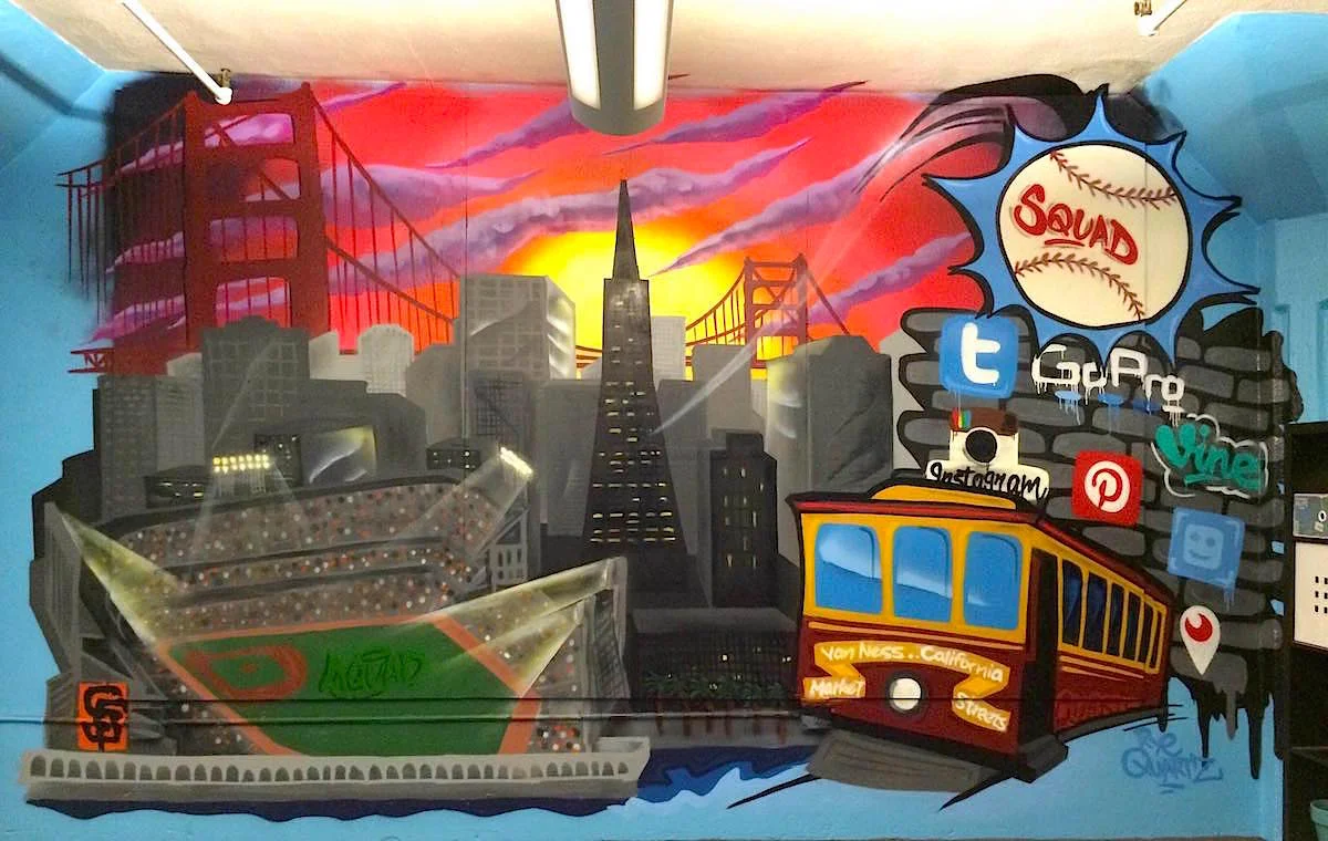 Graffiti Mural Art San Francisco Graffiti Mural Artist for Hire — Carlito QUARTZ Murals