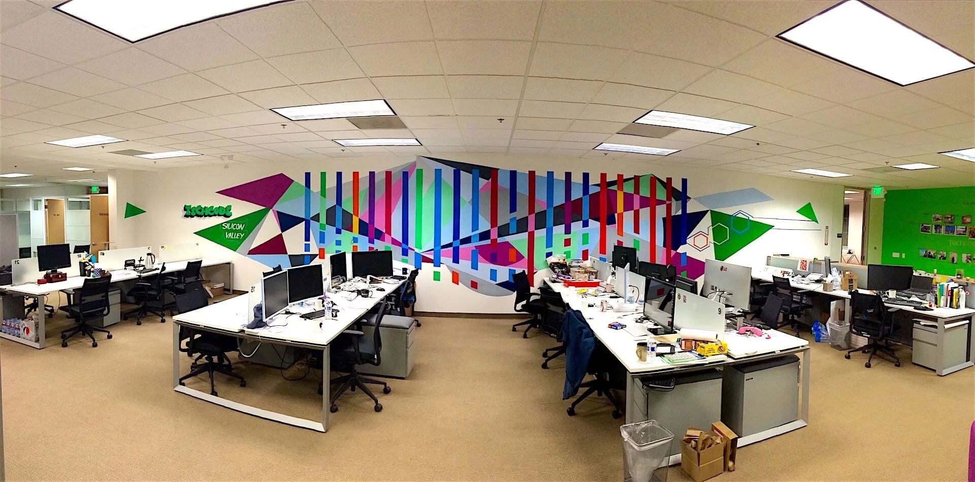 Rye Quartz | Techcode Office Mural, Silicon Valley CA, Nov. 2015