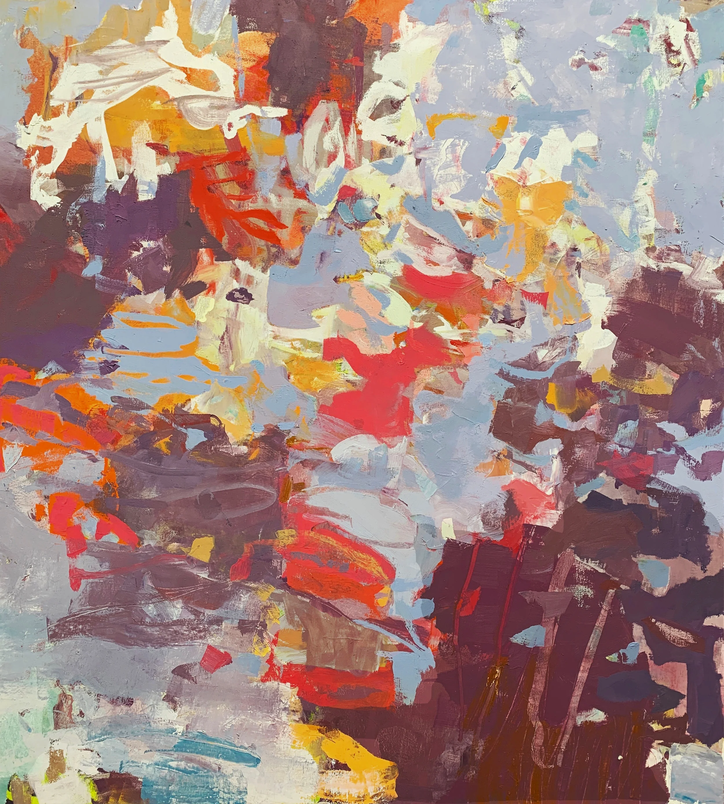 Sunriver 2019 42 x 38 inches Oil on Canvas