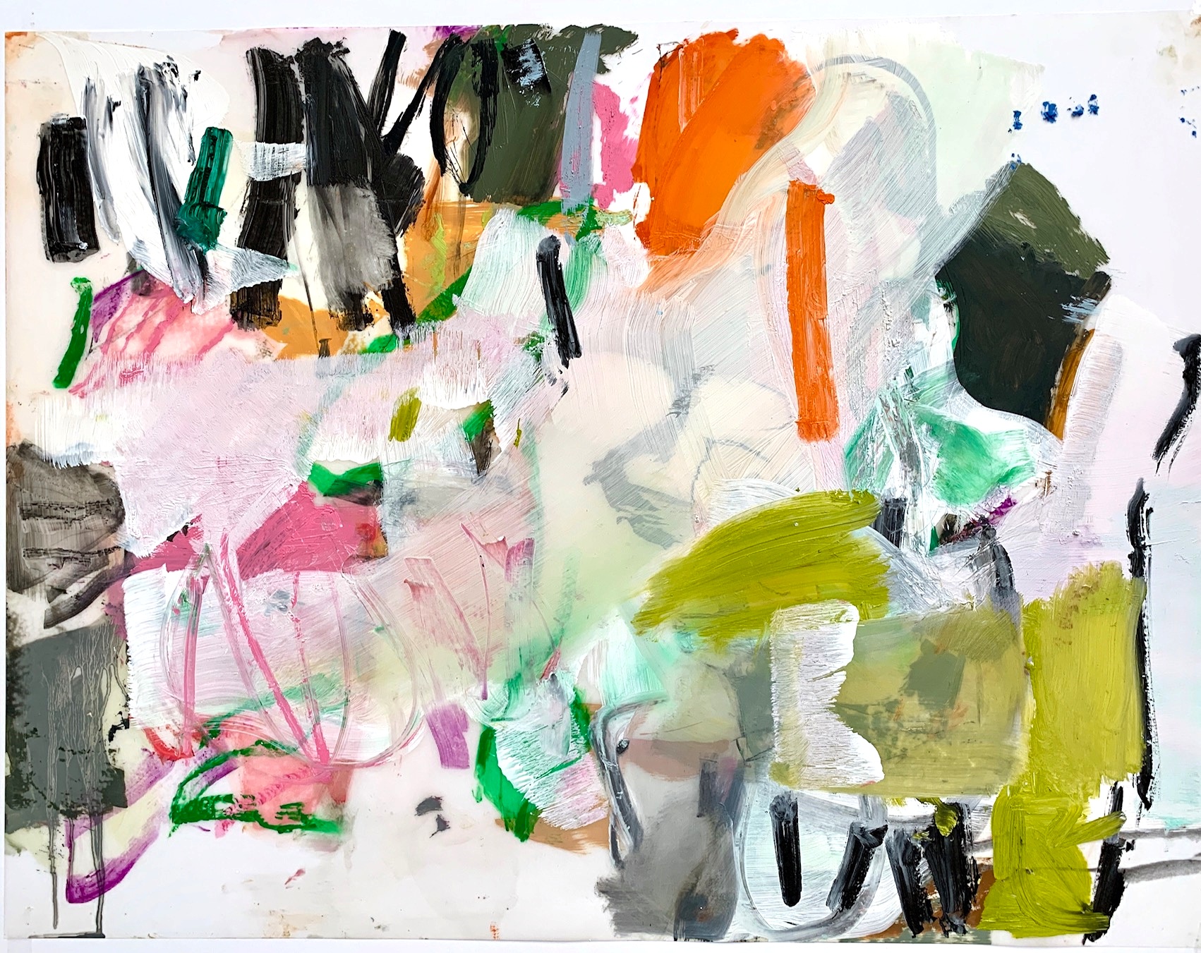 Field VII 2019 23 ¼ x 17 ¼ inches Oil on Mylar