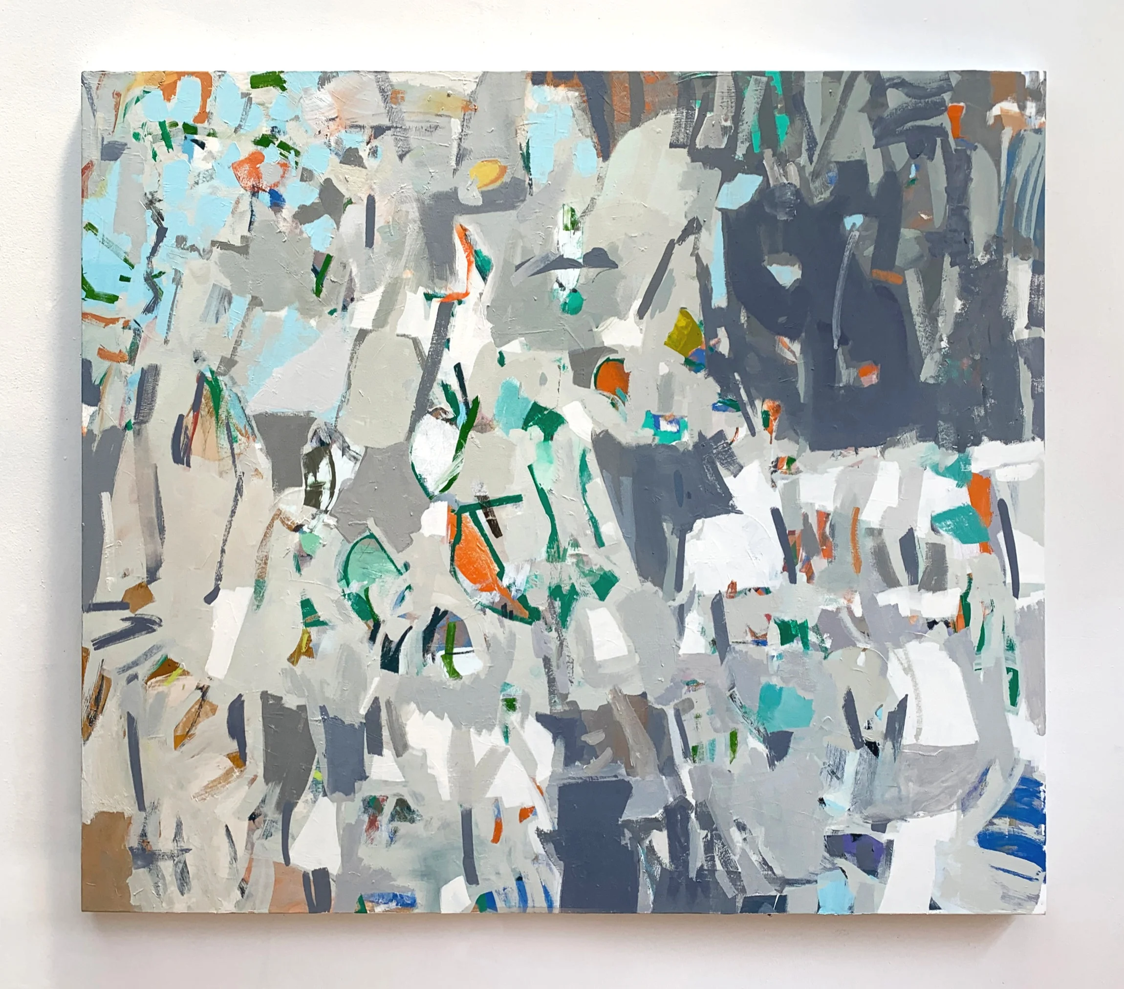 Sprig , 2018, Oil on canvas,, 52 × 60 inches