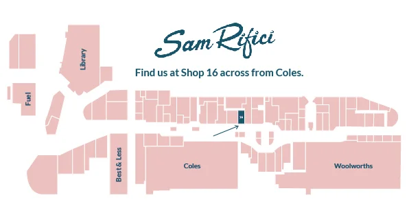 Where is Sam Rifici Hair Care? Floreat Forum Shopping Centre Map.jpg