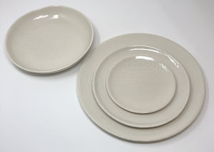 Painted Ceramic Platters by Abigail*Ryan