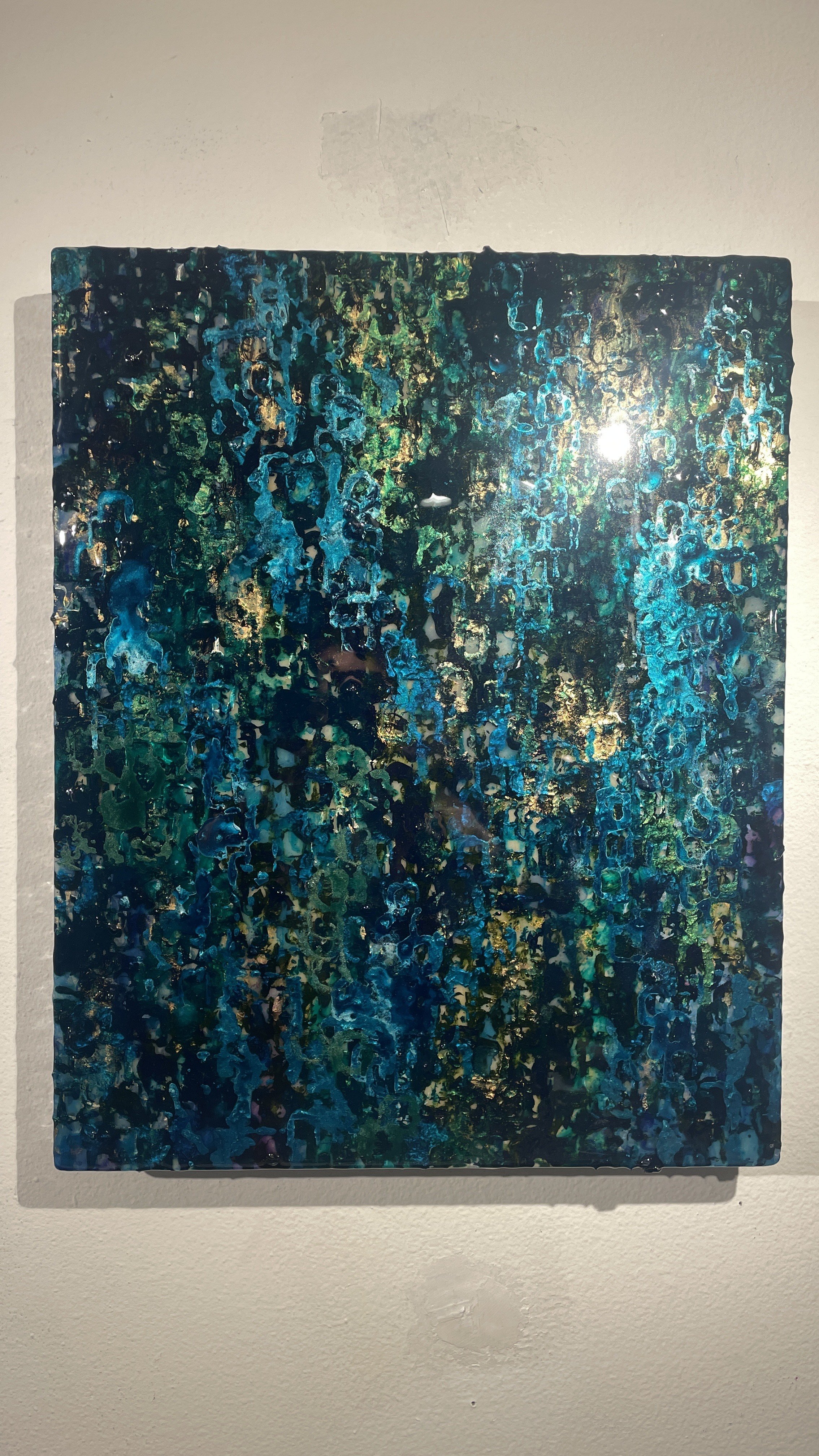 Untitled in Emerald Green 20x16 $1800