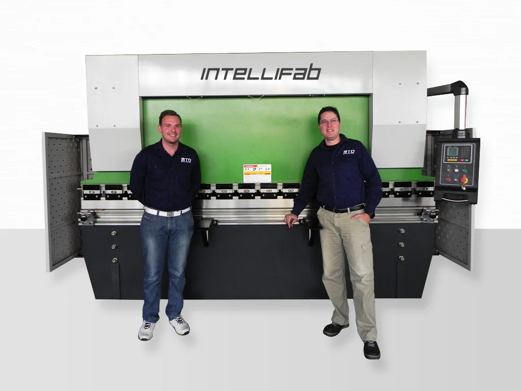 The new IntelliFab Series 2 NC hydraulic press brakes range from 40 ton to 500 ton, 1600mm to 6000mm.