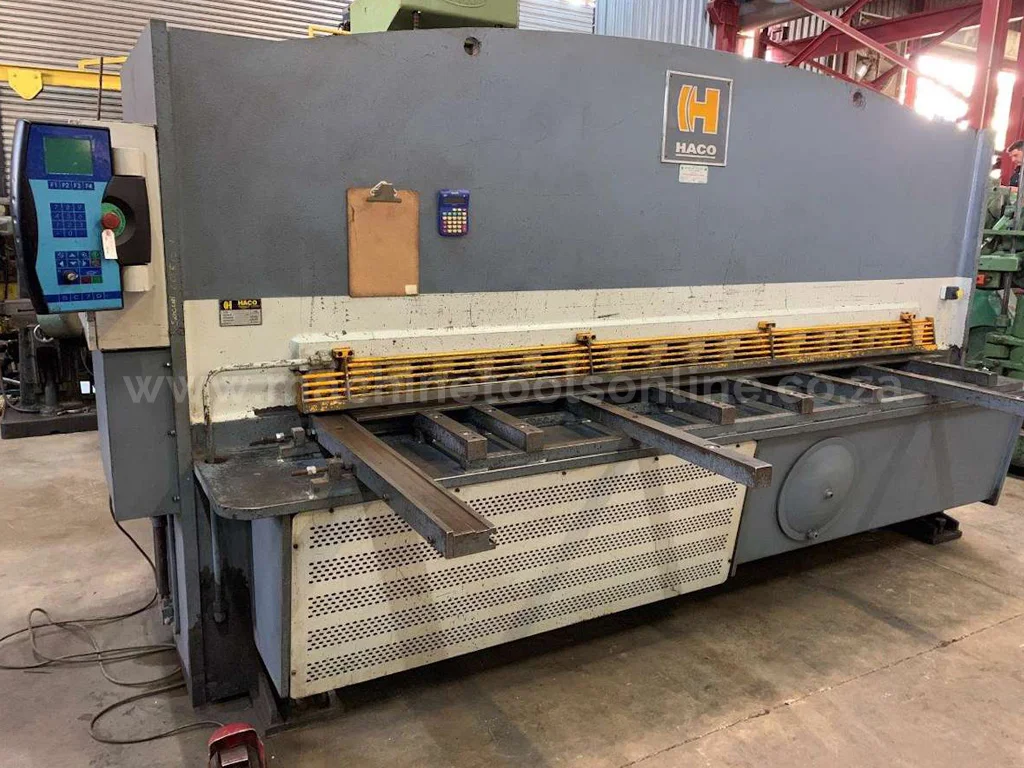 Used Haco NC Hydraulic Guillotine 12mm x 3000mm