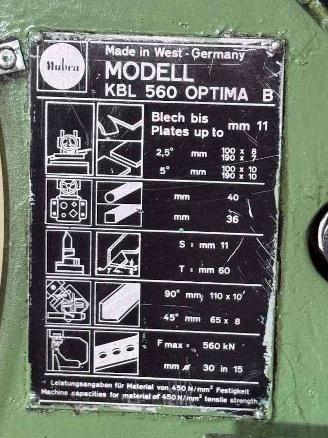 Used Mubea KBL 560 Optima B Hydraulic Cropper 4.jpg