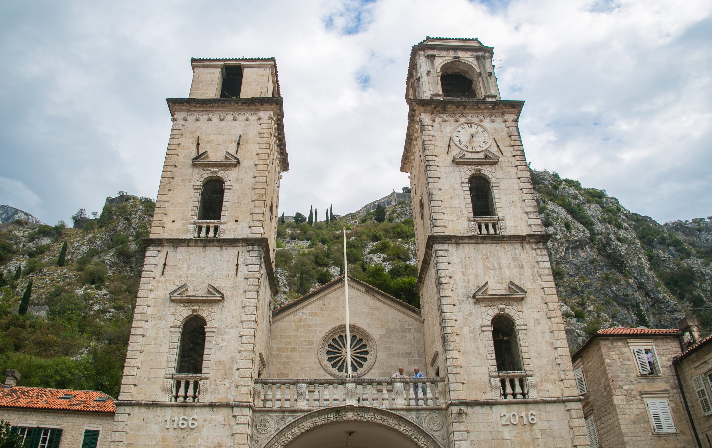  A beautiful church in the center of Old Town in Kotor, Montenegro.&nbsp; 
