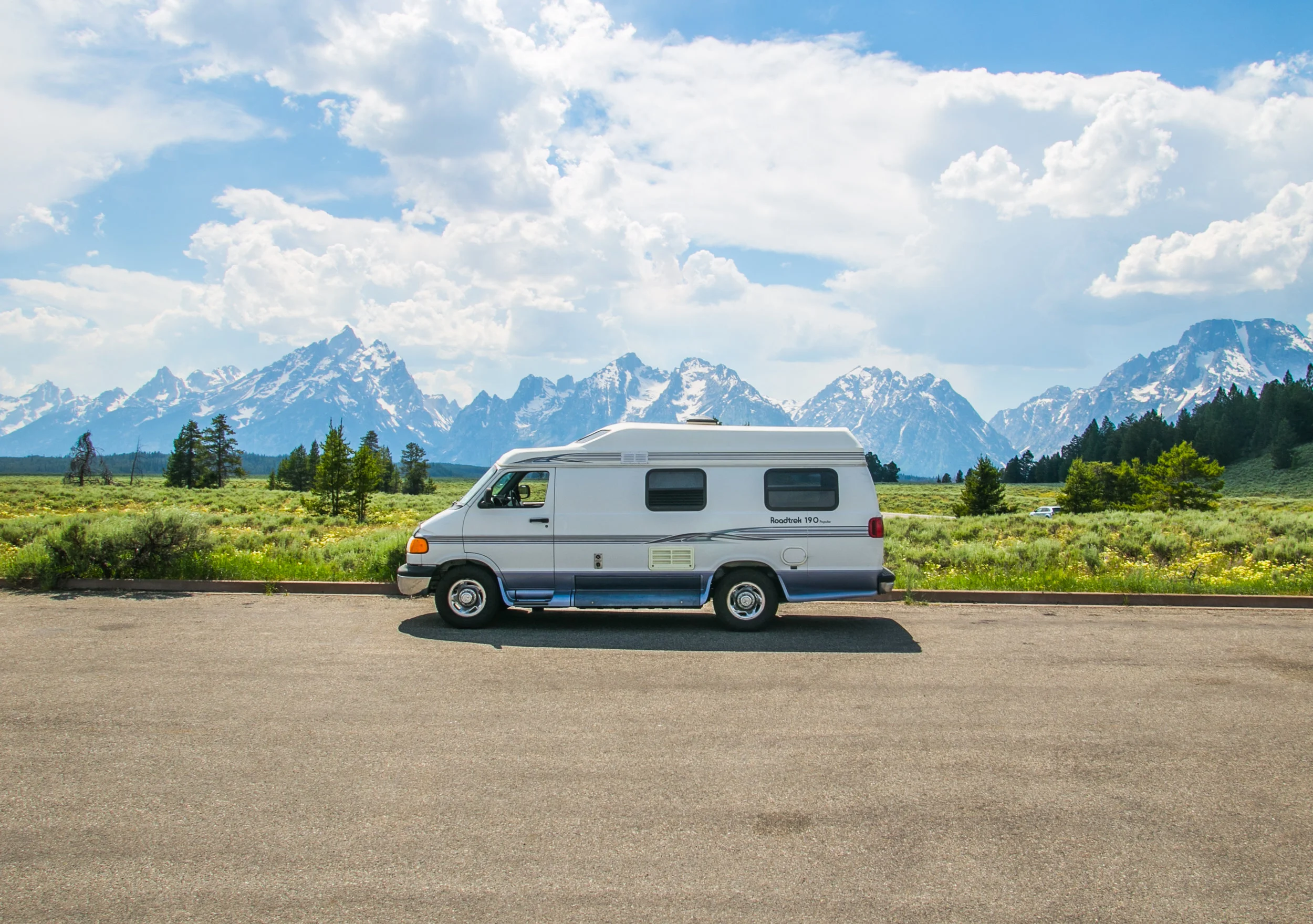 The van in all her glory - Grand Teton National Park, WY 