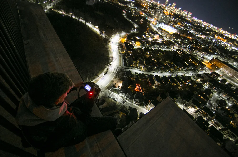 "Rooftopping with Evan Jones" - Photo Story - November 2016
