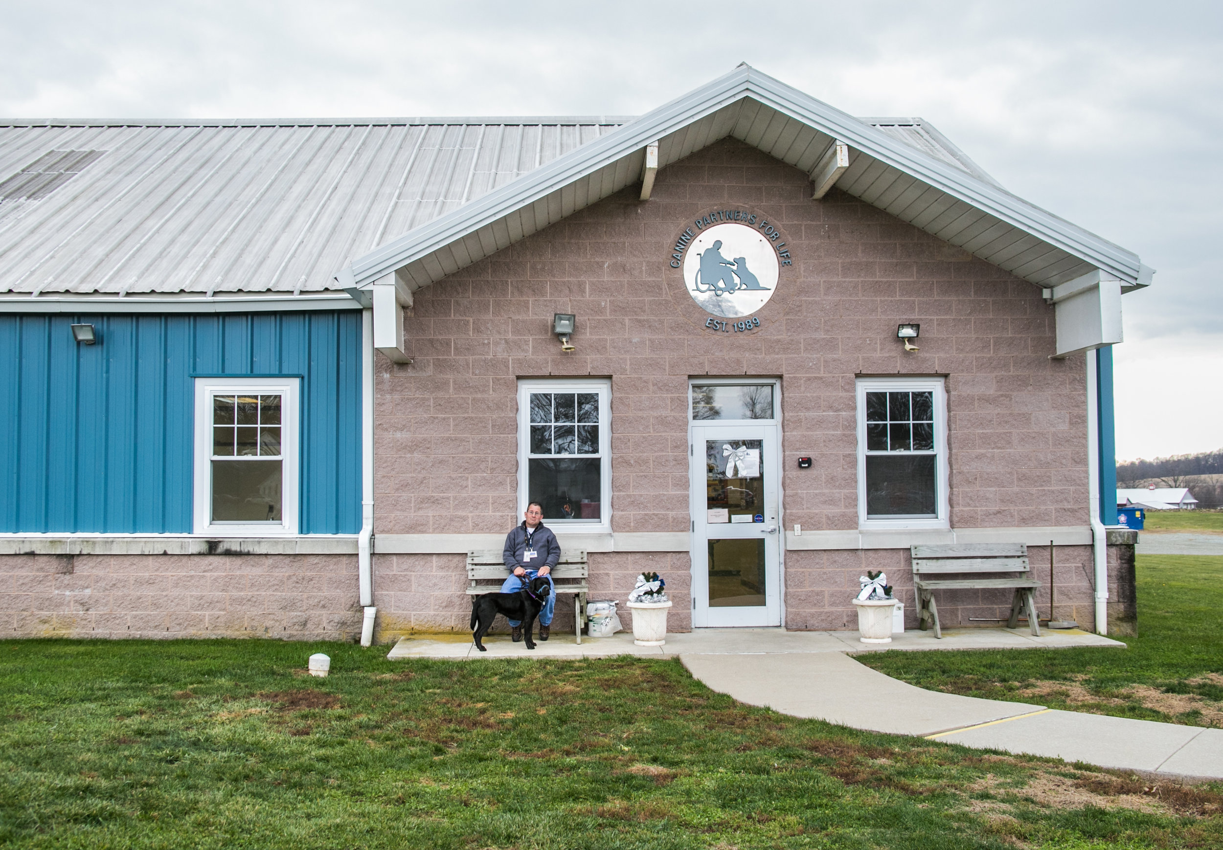  The campus of the Canine Partners for Life Headquarters in Cochranville, PA. 