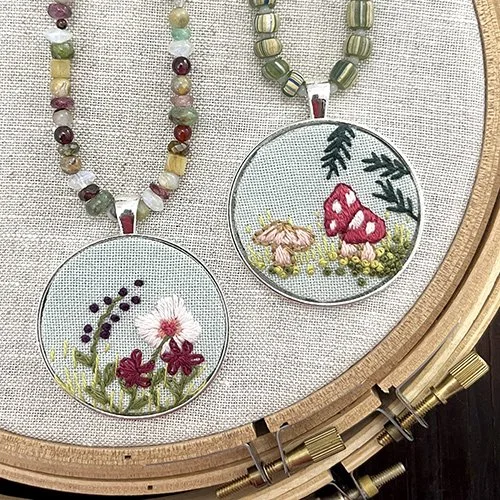 Embroidered Pendant Workshop - In Person at the smithsonian