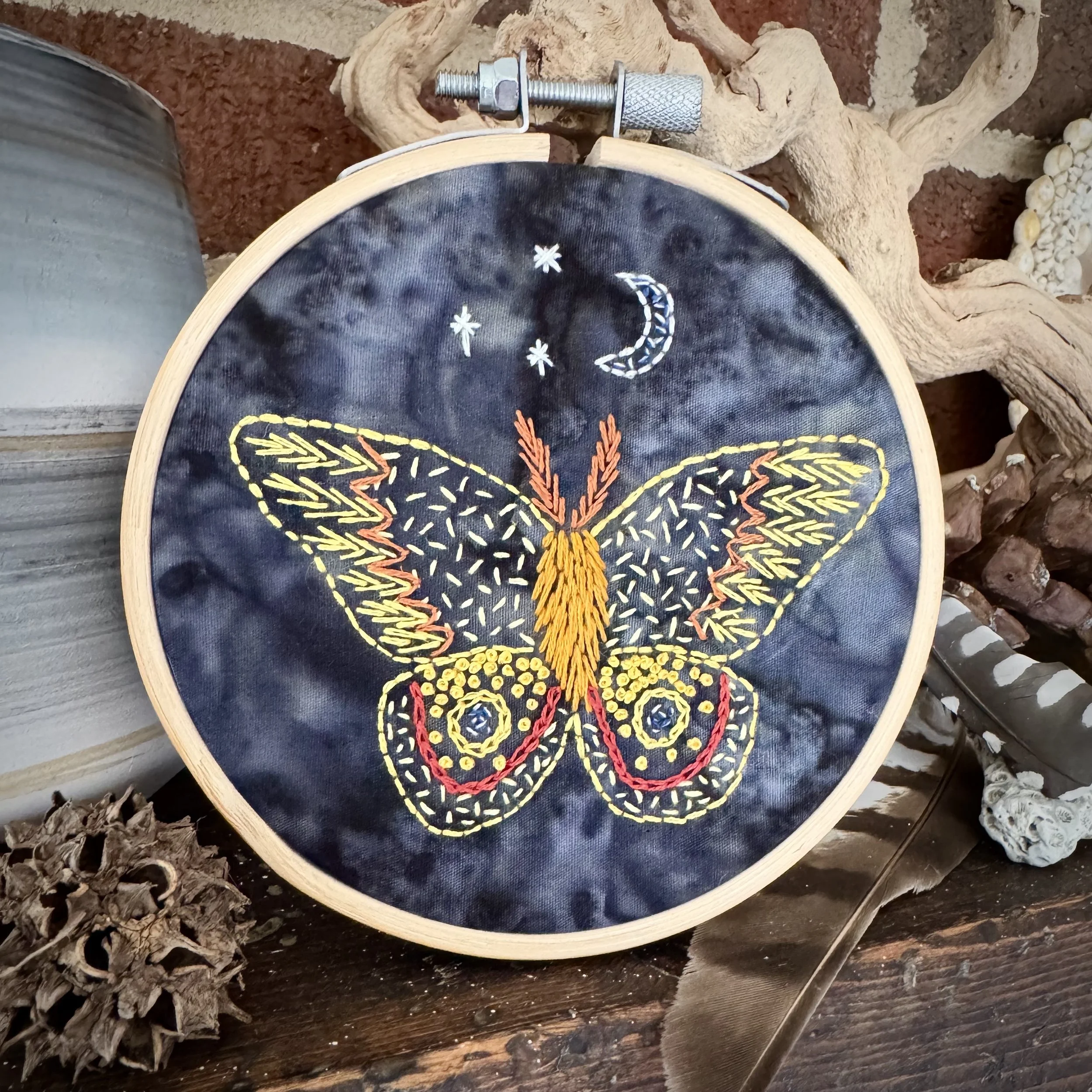 Io Moth Embroidery Workshop (In Person)