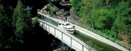 Akvedukten i Dalslands kanal.