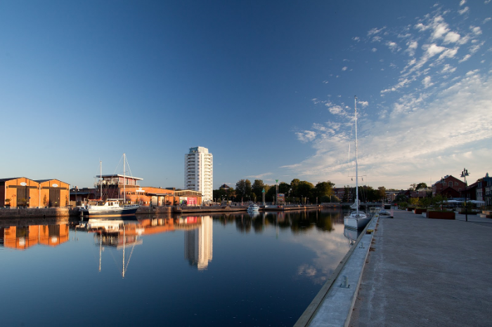 Hamnen i Nyköping.