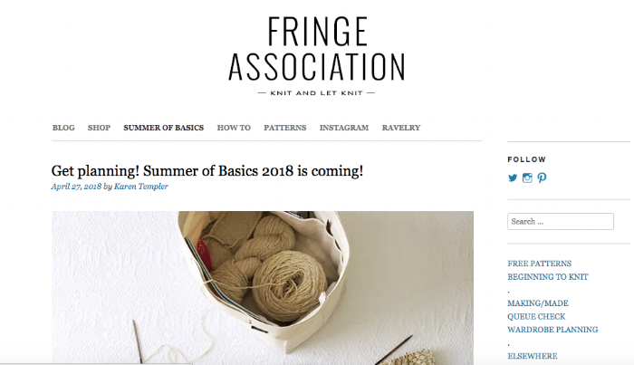 (screen grab from Karen's blog Fringe Association) 