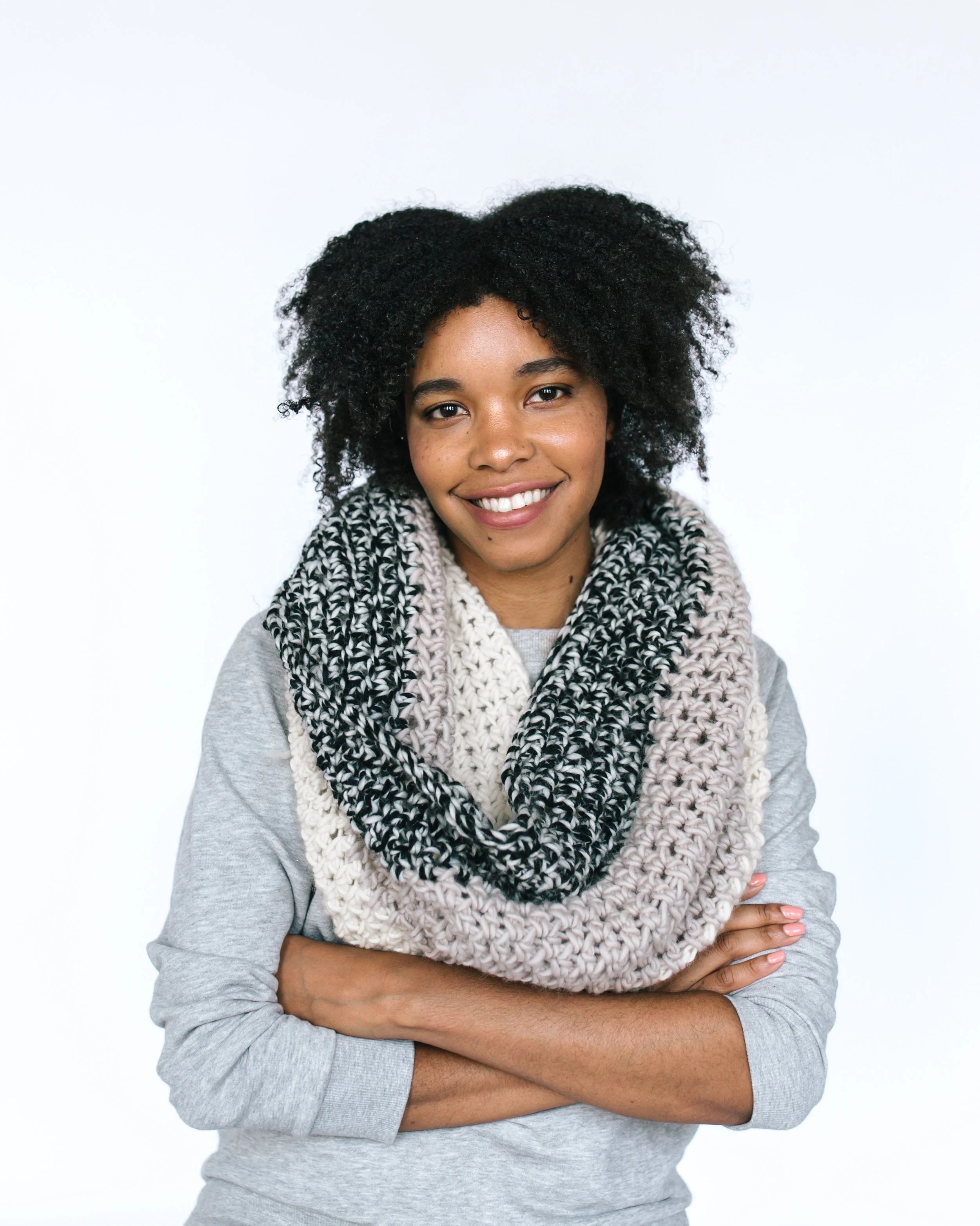 Jewell in her Northknits Agape Cowl.jpg