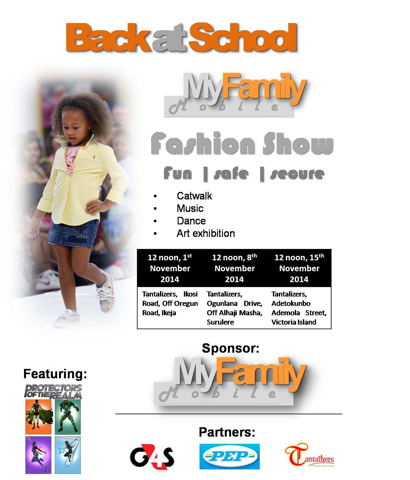 Back at School Fashion Show - 8th November 2014