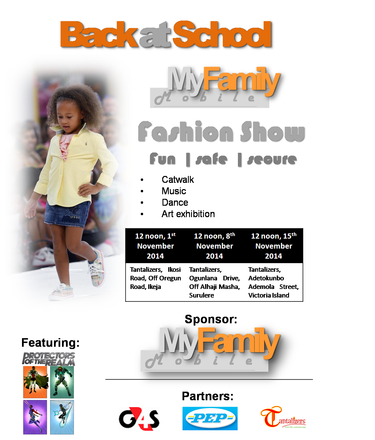 Back at School Fashion Show - 15th November 2014