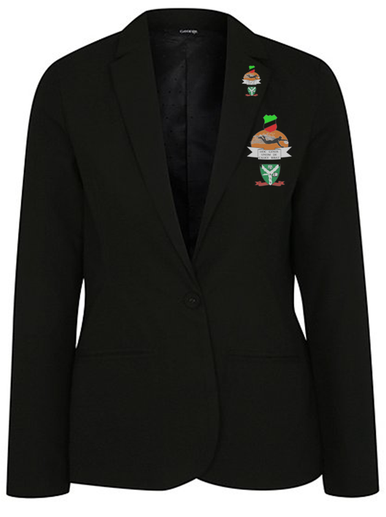 Female Half Colour Badge and Lapel Pin &nbsp;- British Int School