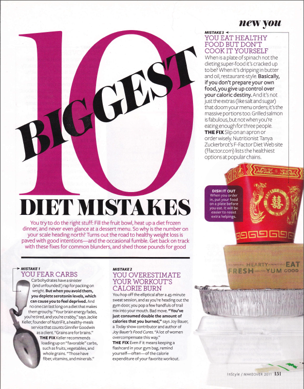 10 Biggest Diet Mistakes