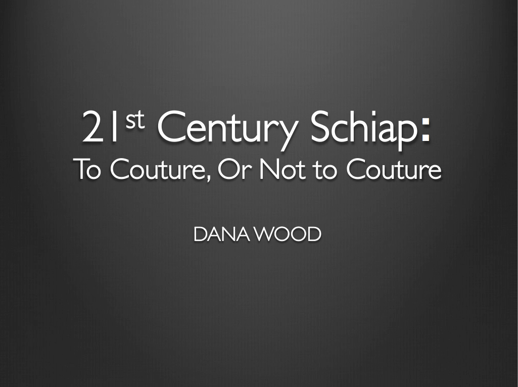To Couture, Or Not to Couture