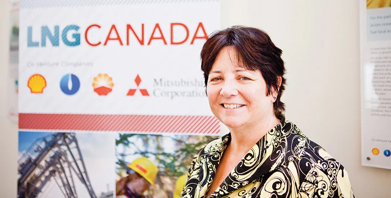 LNG Canada has built a good rapport with community members, says Mary- Ellen Proctor, LNG Canada’s community liaison officer. SUPPLIED