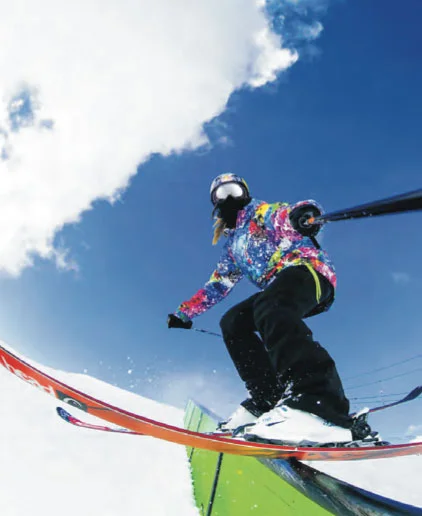 Athletes like slopestyle skier Kaya Turski make up a substantial portion of GoPro’s fan following. gopro 